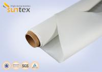 Couverture du feu de fibre de verre ou petit pain de faible puissance blanche de couverture de soudure enduit du caoutchouc de silicone