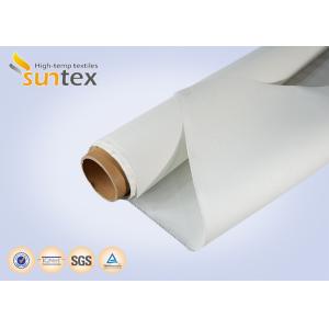 White Silicone Fiberglass Cloth, Fire & Smoke Barrier Curtain Material