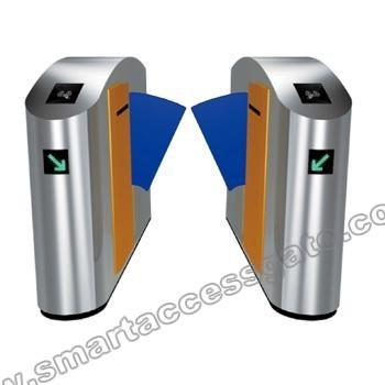 FCC Approved waterproof stainless entrance barrier gate / Biometric system access control swing gate turnstile