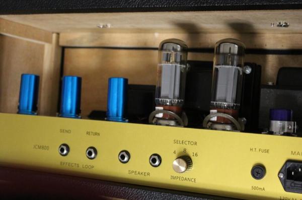 Custom Grand Style JCM800 Hand Wired All Tube Guitar Amplifier Head in Black Tolex with Ruby Tubes 50W