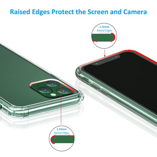 Clear TPU Polycarbonate Waterproof Phone Case For IPhone 11 Pro Max