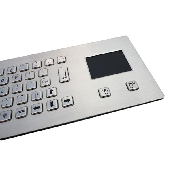 IP65 Panelmount Waterproof Vandal-proof Stainless Steel Industrial Computer Keyboard With Touchpad For Harsh Environment