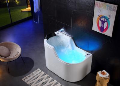 Ladodo Acrylic Single Massage Bathtub 8 Whirlpool Jets Spa Steam Shower Combination