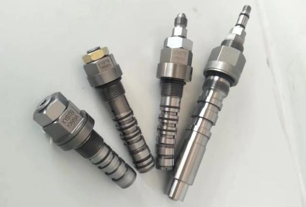 Steel Excavator Hydraulic Parts , Safety Relief Valve 24v Voltage Hydraulic Power