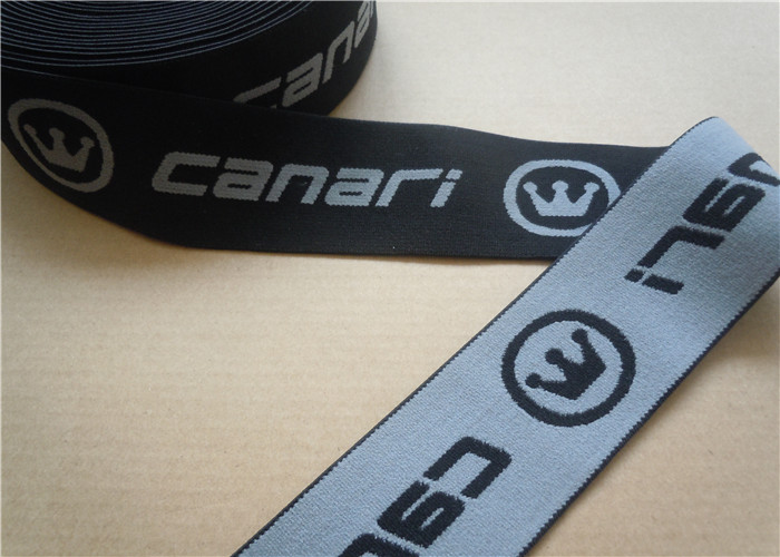 Waistband жаккарда полиэфира эластичный связывает 20mm покрашенный легковес тесьмой