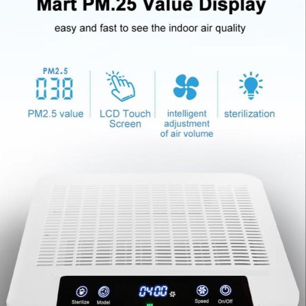27dB Commercial Hepa Air Purifier 1000m3/h PM2.5 Odor Eliminator