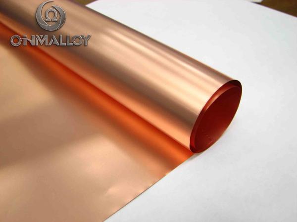 Tira macia super C17200 ASTM B601 0.3x250mm do berílio do cobre de TB00 HV