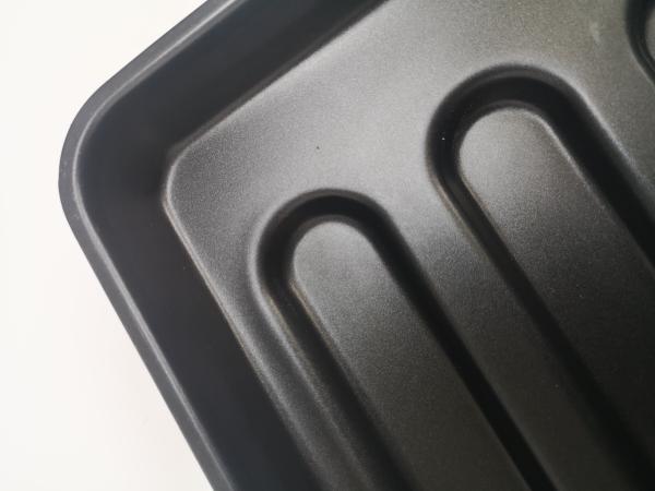 cacerola de acero de aluminio del molde del perrito caliente de 12 cavidades de 0.8m m con la capa de PTFE