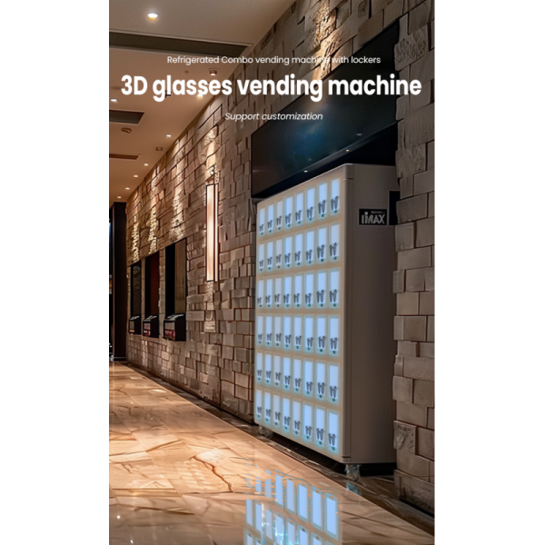 Automatic Cinema Swimming Pool 3D Glasses Swimming Goggles Renting Vending Machine With Card Reader