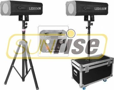 Strong 330W LED Follow Spot Light , Led Stage Spotlights Stand Alone Mode