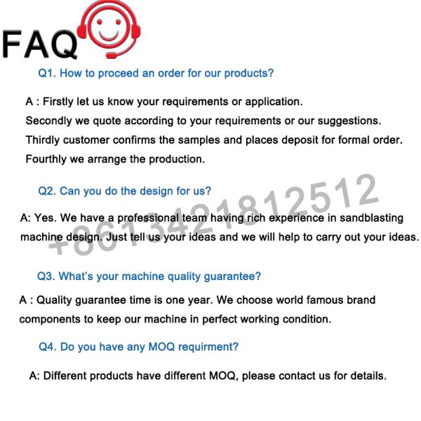 High Pressure Gun Sandblasting Machine Manual