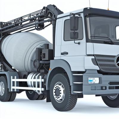 8x4 Concrete Pump Truck With Benz Chassis