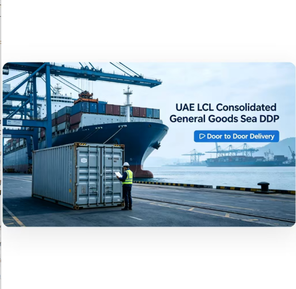 Sea DDP Door To Door Shipping To UAE LCL Consolidated For General Goods