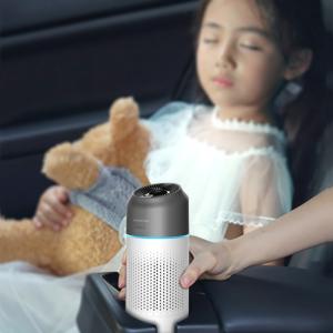 家庭用自動車 HEPA 空気浄化器 3段階フィルタリングシステムとリモコンタイマー