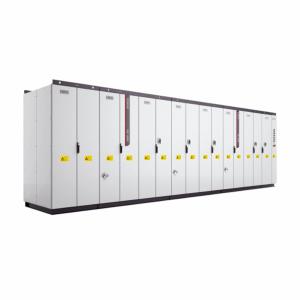 Space Space-Optimized Cabinet Design for Large Scale Drive Installations Saving Valuable Floor Space