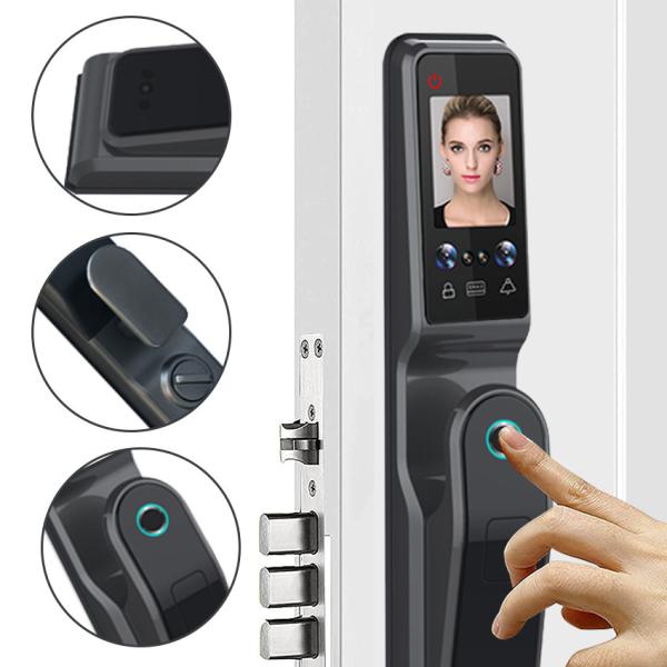 Remote Control Smart Camera Door Lock Tuya Deadbolt Camera Lock