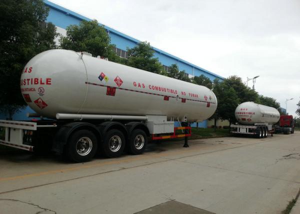 Tri Axles Tank Semi Trailer For 40000L- 48000L Liquid Ammonia Transport
