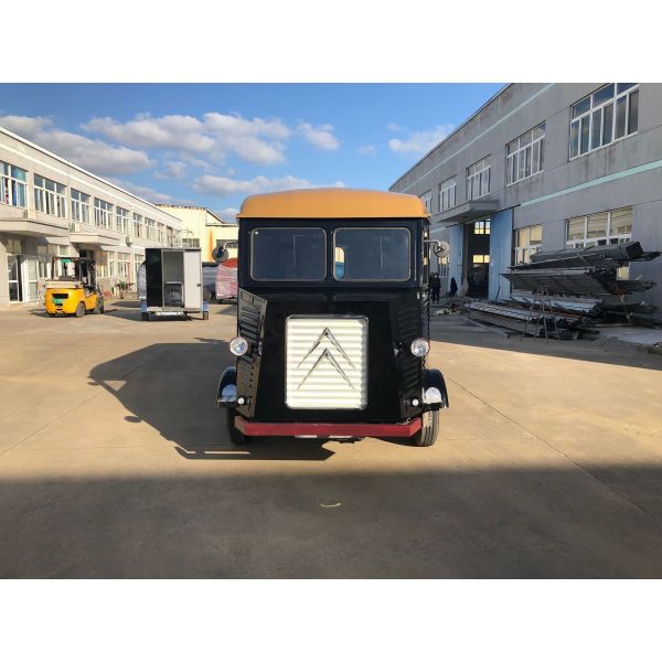Electric Food Truck High Capacity Coffee Vending Trailer for Vegetable Processing Plant