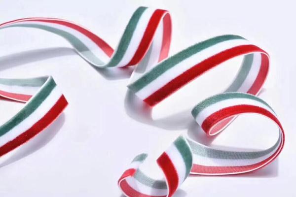 3/8-4 Single Face Striped Wired Ribbon Beautiful High Grade Grosgrain Ribbon