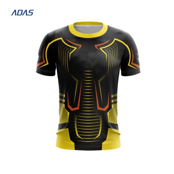 Quick Dry Breathable Gaming T Shirt Esports Team Jersey Over Printed