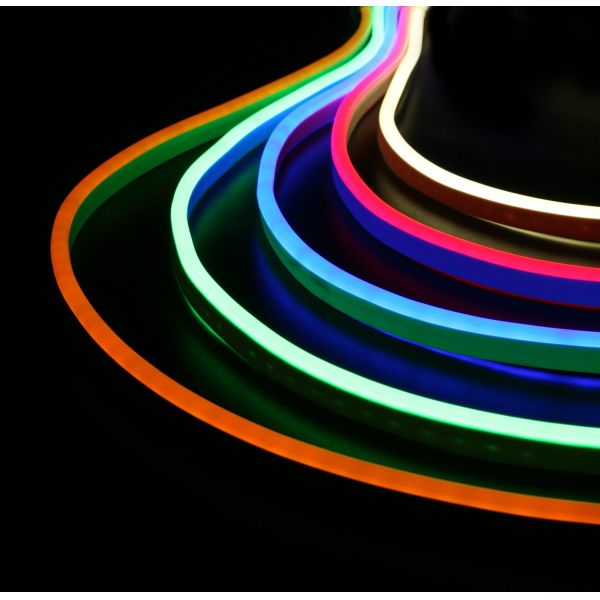 8x16мм высокий лумен неоновый струнные огни Белый PVC основной край