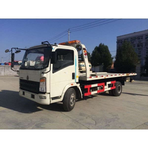 Car Carrier Flatbed Tow Truck Wrecker Truck Road Towing Truck 2 Persons' Seat