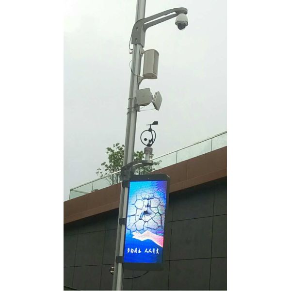 P3.84 Outdoor Led Advertising Board Screen Street Lights Display