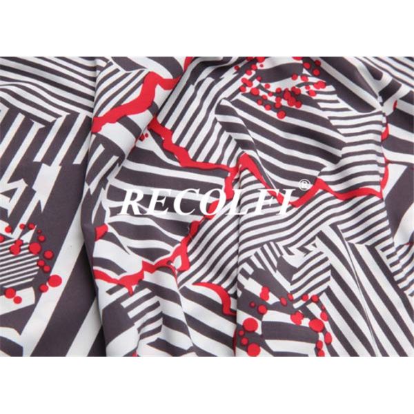 Printing Absorbent Poly Yarn Women'S Activewear Knit Fabric UPF50+