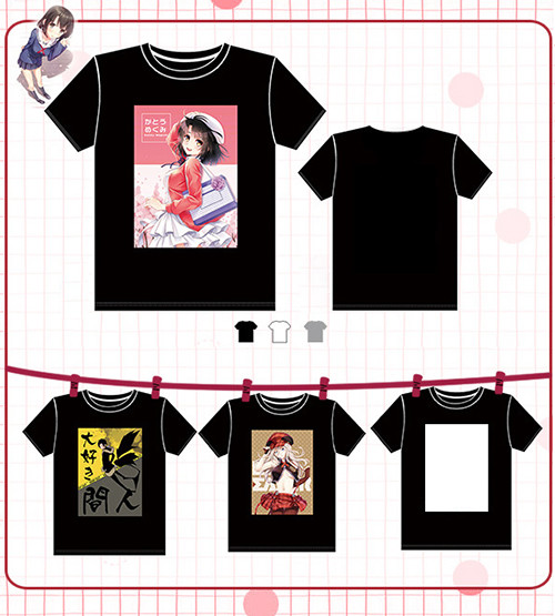 Blank Crop Men Custom Anime T Shirts O Neck Collar