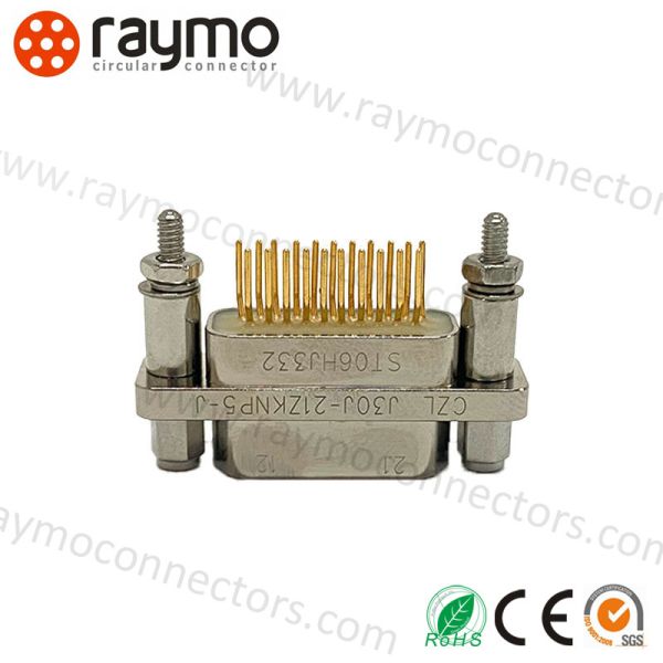 J30J Series 21-Pin D83513 Micro-D Connector Plug IP67