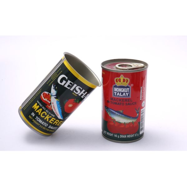 Silver 80g Tin Can Food Packaging Customized Tinplate Food Packaging