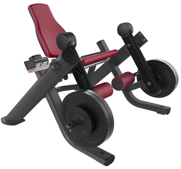 Leg Extension Free Weight Gym Equipment D Shape Tube ISO Lateral Kneeling Leg Curl