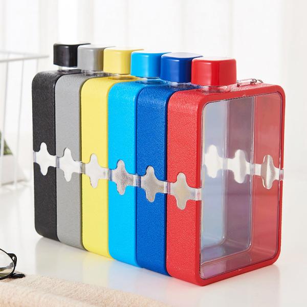 380 ml BPA Free Square Sport Water Bottle with Custom Logo and Minimalist Design