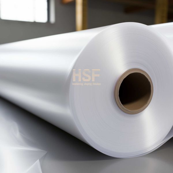 Cast Polypropylene Silicone Release Film Translucent White 60uM
