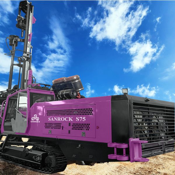 DTH Hammer Drilling Equipment Hydraulic Borehole Drill Machine Integrated DTH Drill Rig