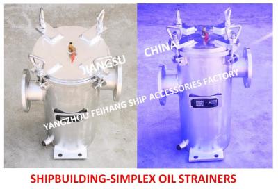 The Material Of The CBM1133-82 Marine Single Oil Filter Body , Cover , And Filter Cartridge Is Q235-A Carbon Steel