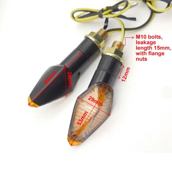 Upgrade Your Motorcycle with 0.20W LED Turn Indicators Lights For Repair/Replacement