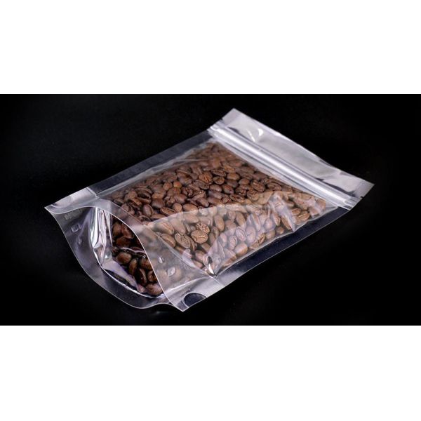 Resealable Transparent Food Pouch Bag Zipper Seal Packaging