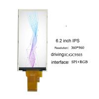 type affichage de TFT LCD, 360X960 résolution, 40PINS RGB+SPI, 300cd/m2 de barre de 6,2 pouces,