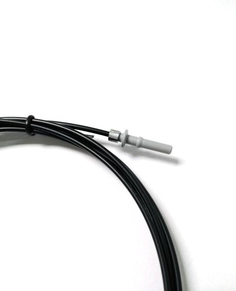1M HFBR Plastic Optic Fiber cable , Optical Network Cable Black