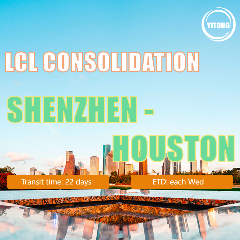 20-25 Days LCL International Shipping From Shenzhen To Houston Competitive Rate