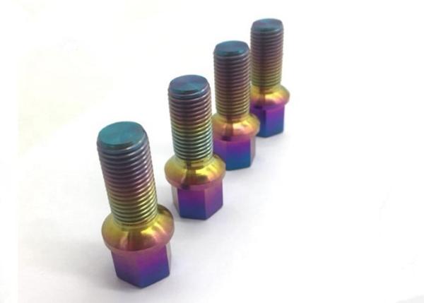 28mm Titanium Alloy Bolts Titanium Wheel Lug Bolt Taper Head Bolt M14 X 1.5