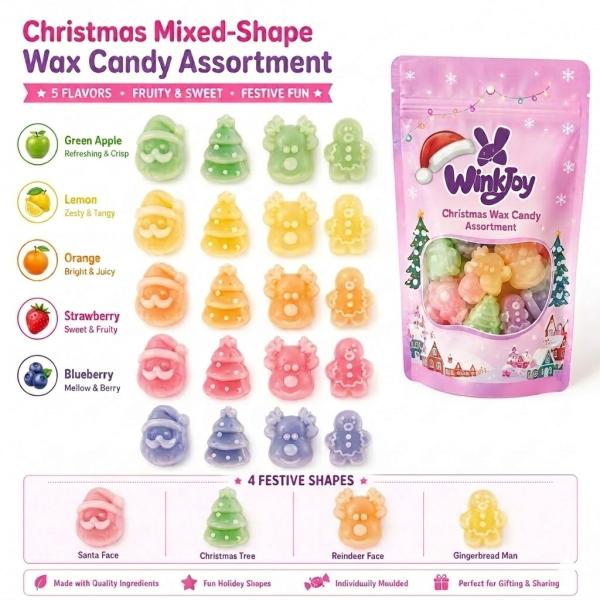 Customizable Flavors Chewable Wax Bottle Candy with 80g/piece for Novelty and Party Treats