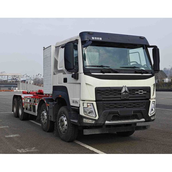 31ton Pure Electric Rubbish Dump Truck 489hp Heavy Load Capacity