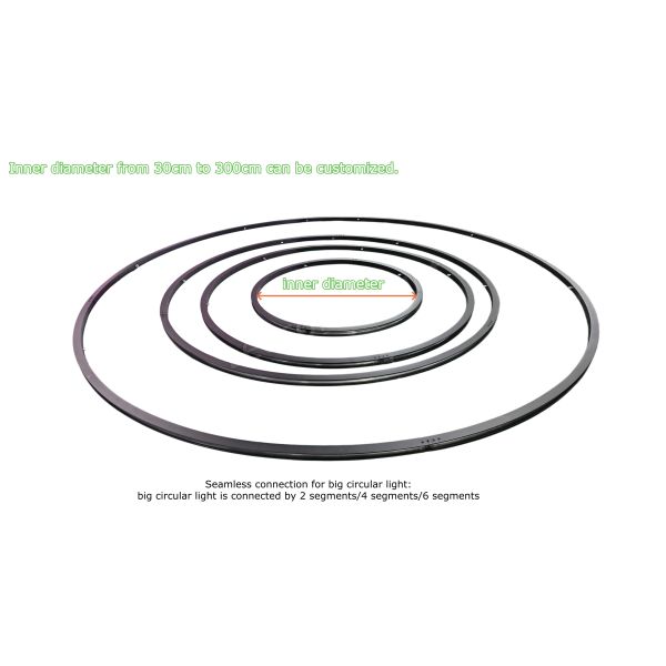 DC24V Pixel RGB Ring Light LED Circle Ring Light for Shopping Mall, Restaurant, Stage