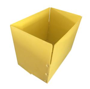 O aspargo amarelo Correx PP corrugou caixas de armazenamento da caixa 3.5mm