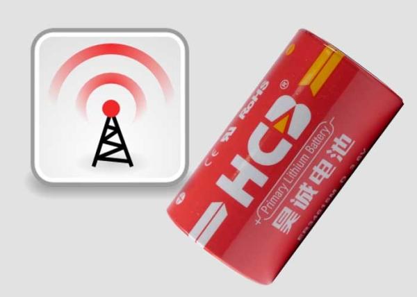 Non rechargeable Li-SOCl2 3.6 V battery for smart metering, high power and high voltage ER34615M lithium battery