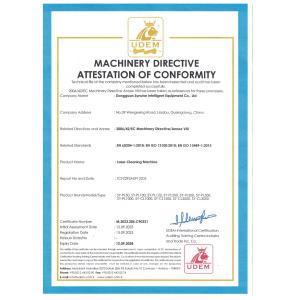 Dongguan Synutar Intelligent Equipment Co., Ltd. Сертификации