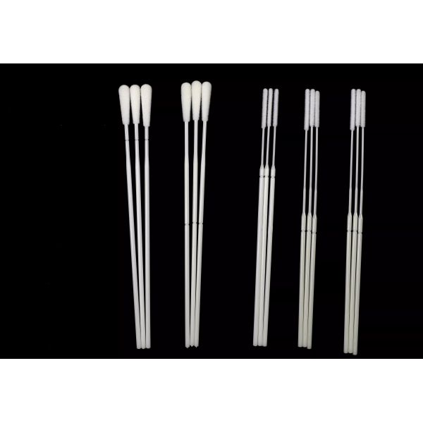 Устранимый собираннсяый нейлон вытирает тампоном медицинскую стерильную носовую собираннсяую пробирку носоглоточную