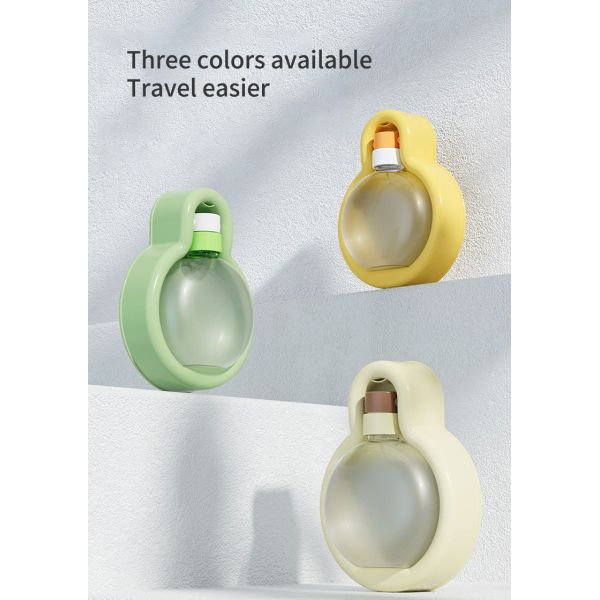 350 ml 500 ml alimentador de agua para perros plegable botella de bebida para mascotas diseño sellado